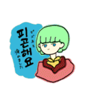ハングルガール＿（個別スタンプ：12）
