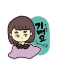 ハングルガール＿（個別スタンプ：22）