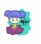 ハングルガール＿（個別スタンプ：37）