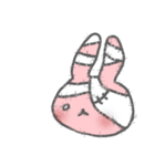 うさぎメンタル。(カラフル文字無し Ver.)（個別スタンプ：16）