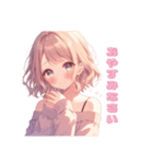 丁寧な♡女の子スタンプ（個別スタンプ：11）