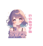 丁寧な♡女の子スタンプ（個別スタンプ：28）