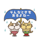 ねこがいる。前を向くの。（個別スタンプ：21）