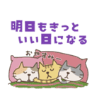 ねこがいる。前を向くの。（個別スタンプ：36）