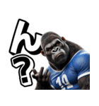 ゴリラ×サッカー！第七弾！デカ文字！（個別スタンプ：6）