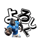 ゴリラ×サッカー！第七弾！デカ文字！（個別スタンプ：15）