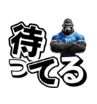 ゴリラ×サッカー！第七弾！デカ文字！（個別スタンプ：19）