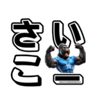ゴリラ×サッカー！第七弾！デカ文字！（個別スタンプ：24）
