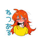 ポップな女の子の体調連絡（個別スタンプ：10）