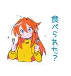 ポップな女の子の体調連絡（個別スタンプ：22）