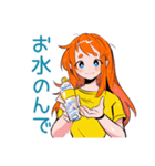ポップな女の子の体調連絡（個別スタンプ：31）