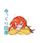 ポップな女の子の体調連絡（個別スタンプ：32）