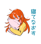 ポップな女の子の体調連絡（個別スタンプ：40）