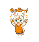 なりきりぴょんスタンプ2（個別スタンプ：8）