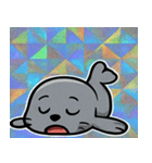 キラキラシール風アシカ@SFW（個別スタンプ：8）