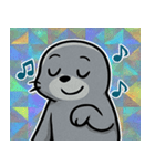 キラキラシール風アシカ@SFW（個別スタンプ：12）