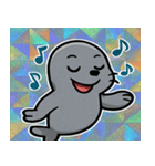 キラキラシール風アシカ@SFW（個別スタンプ：13）