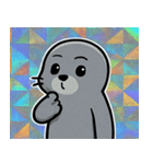 キラキラシール風アシカ@SFW（個別スタンプ：14）