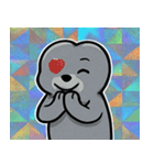 キラキラシール風アシカ@SFW（個別スタンプ：15）