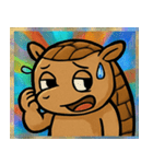 激走！アルマジロ神伝説@SFW（個別スタンプ：2）