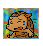 激走！アルマジロ神伝説@SFW（個別スタンプ：7）