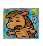激走！アルマジロ神伝説@SFW（個別スタンプ：8）