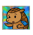 激走！アルマジロ神伝説@SFW（個別スタンプ：12）