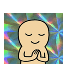 キラキラシール風のっぺらぼう@SFW（個別スタンプ：5）
