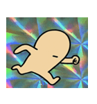 キラキラシール風のっぺらぼう@SFW（個別スタンプ：6）