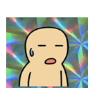 キラキラシール風のっぺらぼう@SFW（個別スタンプ：10）