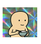 キラキラシール風のっぺらぼう@SFW（個別スタンプ：11）