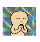キラキラシール風のっぺらぼう@SFW（個別スタンプ：13）