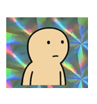 キラキラシール風のっぺらぼう@SFW（個別スタンプ：16）