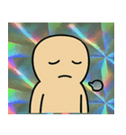 キラキラシール風のっぺらぼう@SFW（個別スタンプ：17）