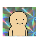 キラキラシール風のっぺらぼう@SFW（個別スタンプ：19）