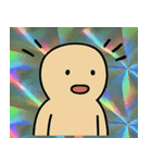 キラキラシール風のっぺらぼう@SFW（個別スタンプ：21）