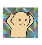 キラキラシール風のっぺらぼう@SFW（個別スタンプ：24）