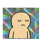 キラキラシール風のっぺらぼう@SFW（個別スタンプ：26）