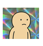 キラキラシール風のっぺらぼう@SFW（個別スタンプ：32）