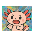 覚醒ウーパールーパー軍団爆誕@SFW（個別スタンプ：3）