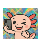 覚醒ウーパールーパー軍団爆誕@SFW（個別スタンプ：15）