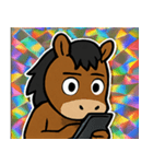 ゆめピカうまっこ団@SFW（個別スタンプ：9）