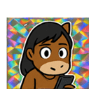 ゆめピカうまっこ団@SFW（個別スタンプ：13）