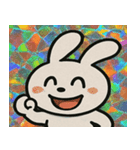 もふもふ伝説うさぎ団@SFW（個別スタンプ：1）