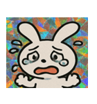 もふもふ伝説うさぎ団@SFW（個別スタンプ：4）