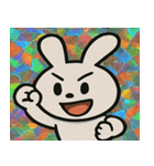 もふもふ伝説うさぎ団@SFW（個別スタンプ：5）