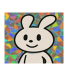 もふもふ伝説うさぎ団@SFW（個別スタンプ：7）