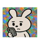 もふもふ伝説うさぎ団@SFW（個別スタンプ：10）