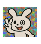 もふもふ伝説うさぎ団@SFW（個別スタンプ：14）