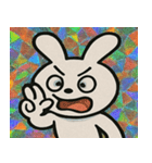 もふもふ伝説うさぎ団@SFW（個別スタンプ：16）